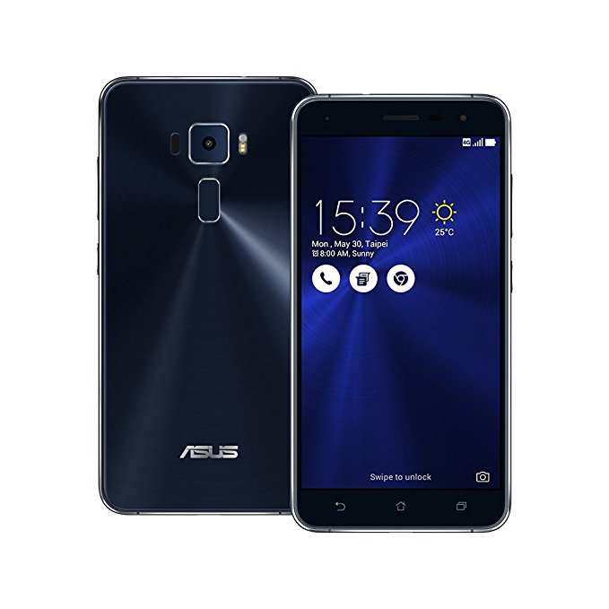 Asus ZenFone 3 ZE520KL 32GB Sapphire Black, 5.2-inch, Dual Sim, 3GB Ram, Unlocked International Model