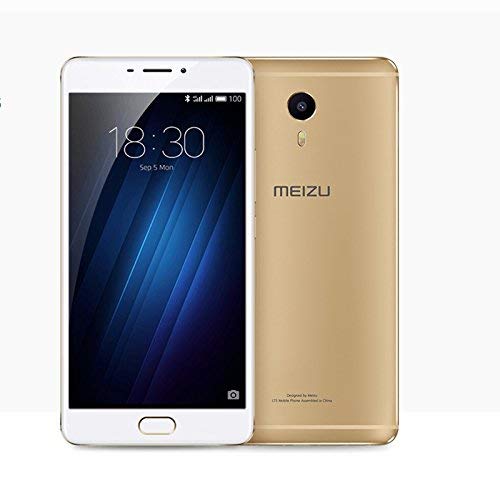 Original Meizu M3 Max Meilan Mobile Phone MTK Helio P10 Octa Core 6.0-inch 1920x1080 3GB RAM 64GB ROM 13MP Camera Fingerprint ID (Gold)