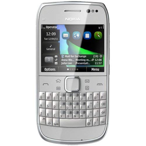 Nokia E6 Unlocked GSM Phone with Touchscreen, QWERTY Keyboard, Easy E-mail Setup, GPS Navigation, and 8 MP Camera - Silver