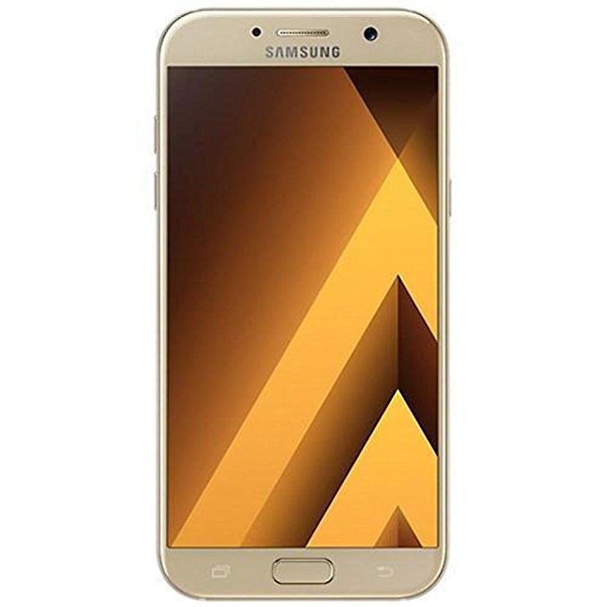 Samsung Galaxy A7 (2017) Factory Unlocked SM-A720F/DS 32GB 3GB Ram Dual Sim 4G LTE USA Caribbean & Latin International Version (Gold Sand)