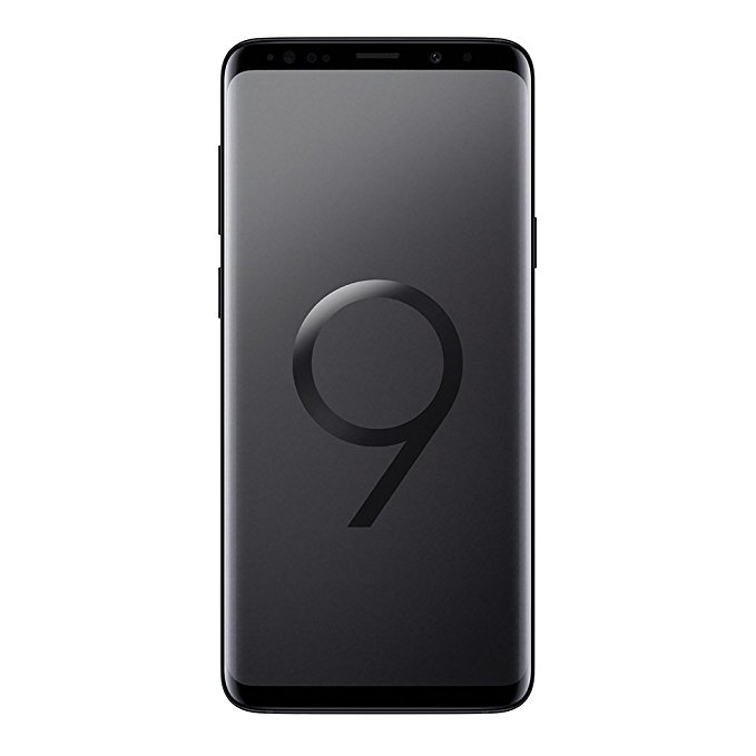 Samsung Galaxy S9 (Dual-SIM) 64GB SM-G960F Factory Unlocked 4G Smartphone (Midnight Black) - International Version