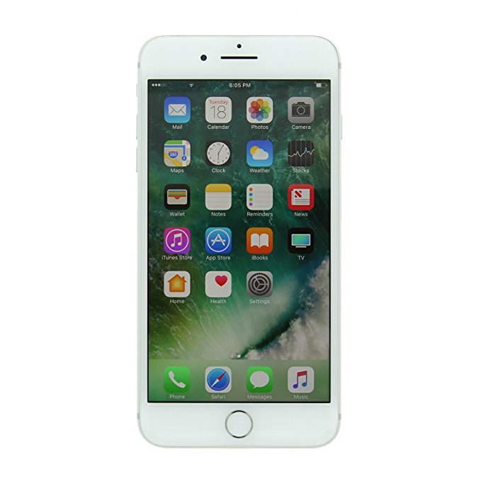 Apple iPhone 7 Plus, GSM Unlocked, 256GB - Silver (Refurbished)