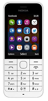 Nokia 220 RM-971 Unlocked Cell Phone with 2MP Camera (White)