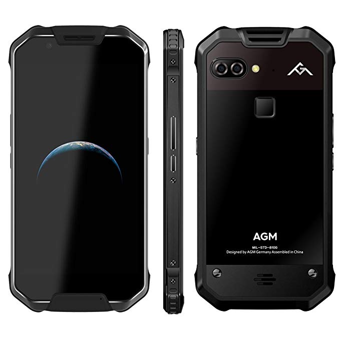 AGM X2 SE Triple Proofing Phone 6GB+64GB 5.5 inch 6000mAh Battery Android 7.1 Qualcomm Snapdragon 653 MSM8976SG Octa Core GSM & WCDMA & FDD-LTE (Black)