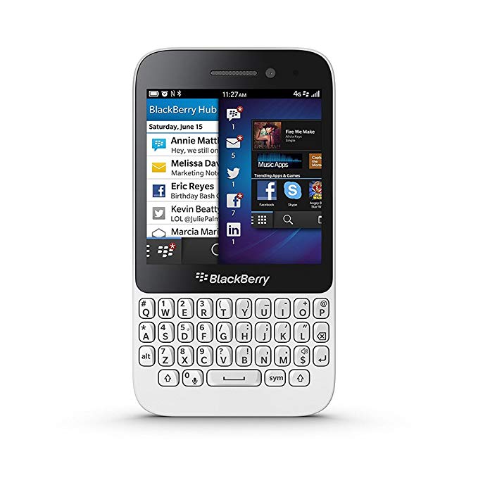 BlackBerry Q5 Factory Unlocked White SQR100-2