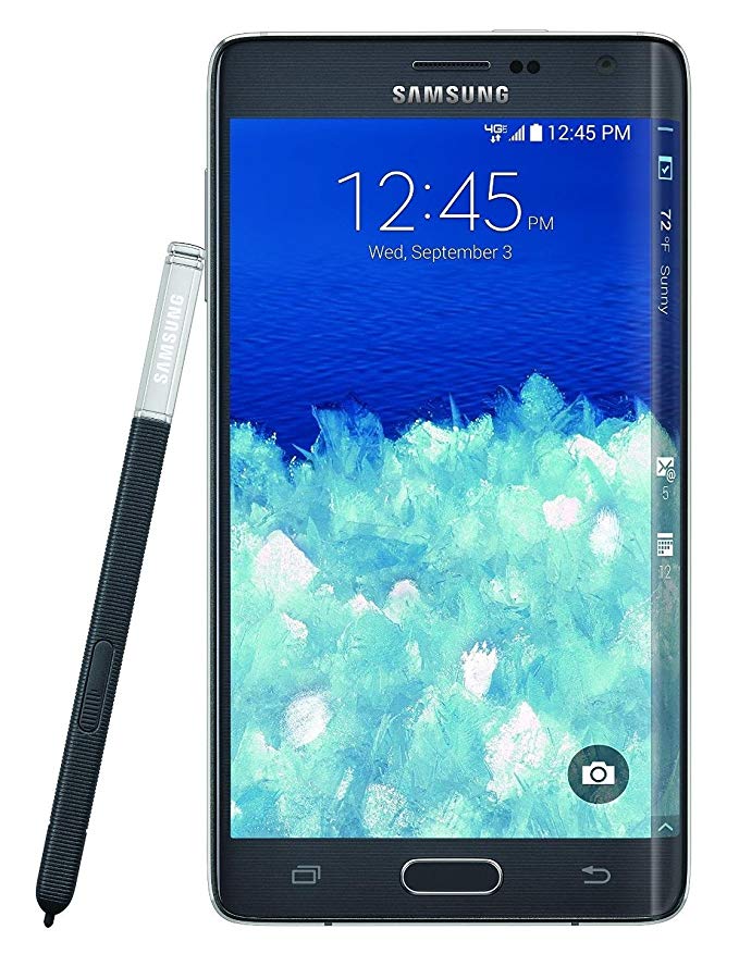 Samsung Galaxy Note Edge N915v 32GB Verizon 4G LTE 16MP Camera Smartphone w/ S Pen - Charcoal Black