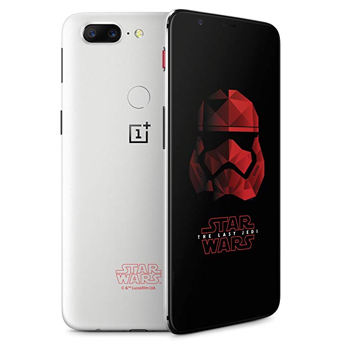 OnePlus 5T (Star Wars Limited Edition) A5010 128GB Dual-SIM Factory Unlocked 4G/LTE Smartphone (Sandstone White) - International Version