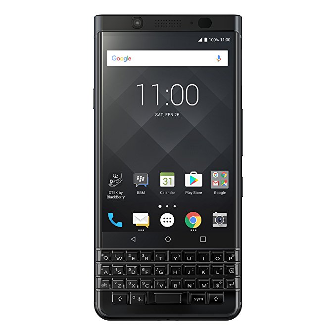 BlackBerry KEYone 64GB (Limited Edition Black, QWERTY Keypad, Single-SIM) BBB100-2 - 4.7