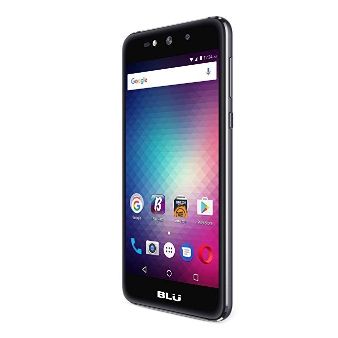 BLU Grand Max - Unlocked Dual SIM Smartphone- 8GB + 1GB RAM - Grey