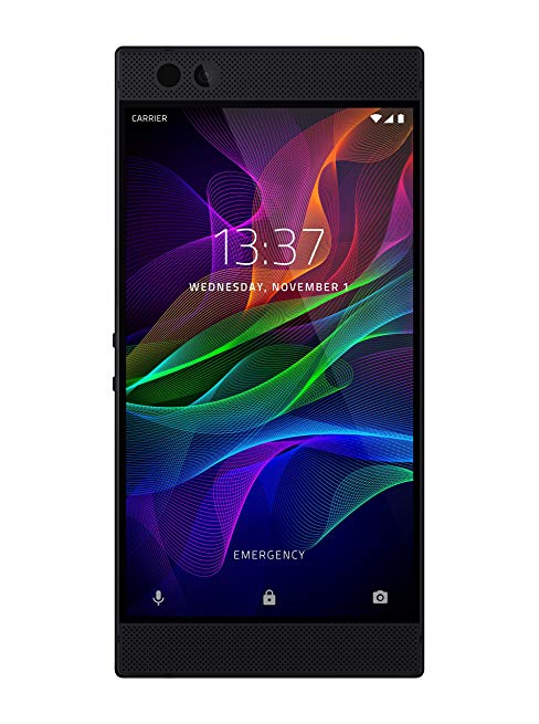 Razer Phone: 120 Hz Ultra Motion Display - 64GB Memory - 8GB RAM - Dual Camera - Dual Front-Facing Speakers - Gaming Phone - Black