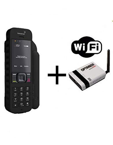 Inmarsat IsatPhone 2 Satellite Phone WiFi Package with Redport Optimizer and Blank Prepaid SIM Card Ready for Easy Online Activation