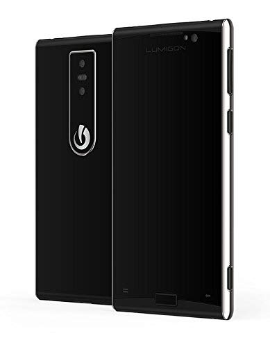 Lumigon T3 128GB Stainless Steel Dual-SIM Factory Unlocked 4G Smartphone (Black) - International Version with No Warranty