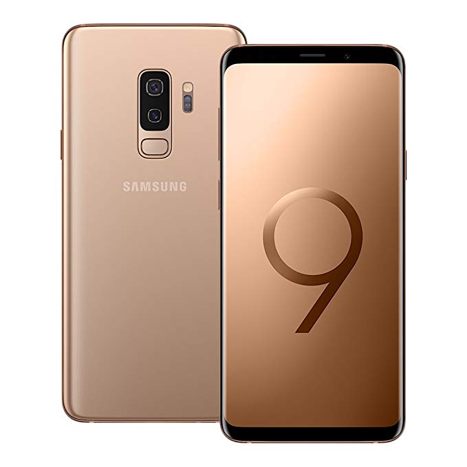 Samsung Galaxy S9 Plus (SM-G965F/DS) 6GB/128GB 6.2-inches LTE Dual SIM Factory Unlocked - International Stock No Warranty (Sunrise Gold)