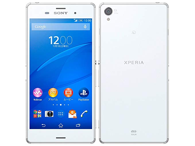 Sony Xperia Z3 SOL26 32GB 3GB RAM Japanese International Version No Warranty (White)