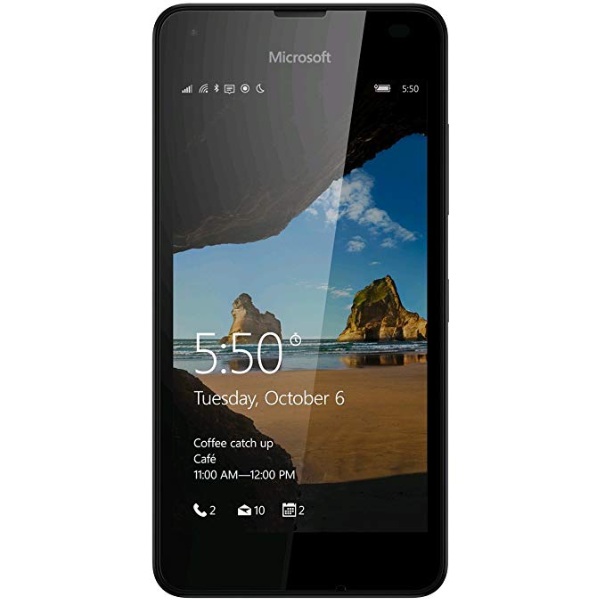 Microsoft Lumia 550 RM-1127 8GB Factory Unlocked 4G/LTE - International Version No Warranty (Black)