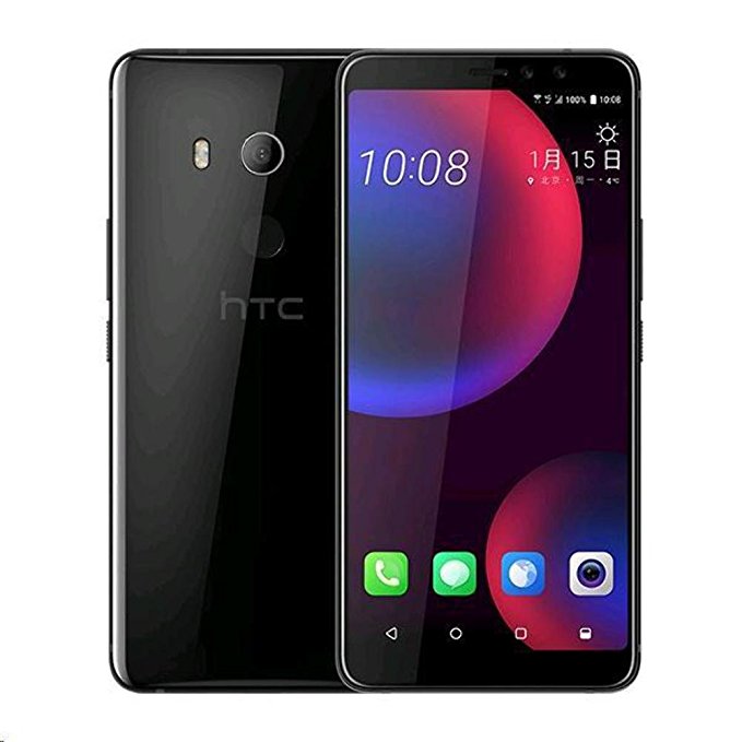 HTC U11 EYEs (2Q4R100) 4GB / 64GB 6.0-inches LTE Dual SIM Factory Unlocked - International Stock No Warranty (Ceramic Black)