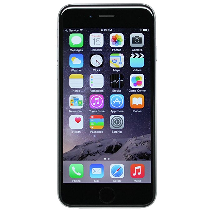 Apple iPhone 6 Plus, Fully Unlocked, 64GB - Space Gray (Refurbished)