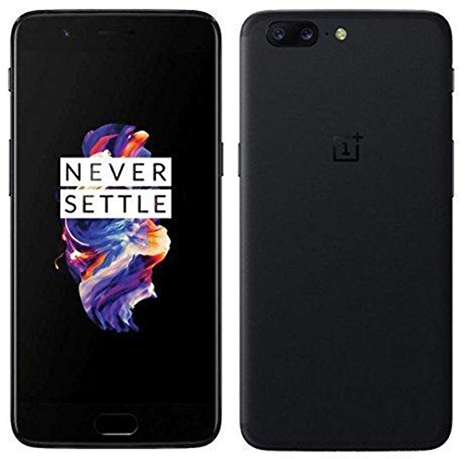 OnePlus 5 A5000 Dual-SIM 128GB Factory Unlocked 4G/LTE Smartphone (Midnight Black) - International Version