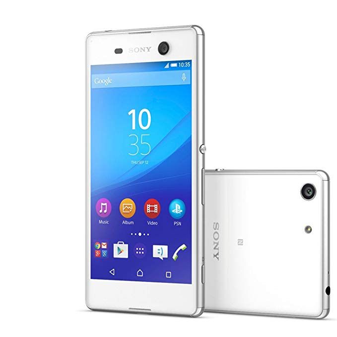 Sony Xperia M5 E5606 16GB 5-inch 4G LTE Factory Unlocked (White) - LATAM Version, 1 YEAR WARRANTY!!