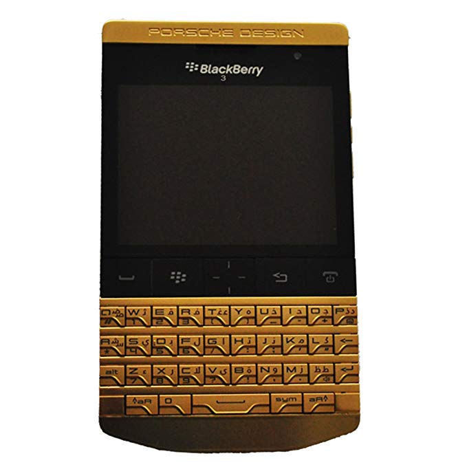 BlackBerry Porsche Design P'9981 with English QWERTY & Arabic Keypad 8GB Factory Unlocked 3G Smartphone (24K Gold Limited Emperor Edition)