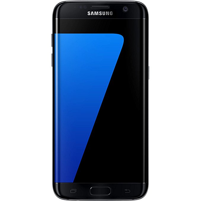 Samsung Galaxy S7 Edge Dual Sim Factory Unlocked Phone 32 GB - Internationally Sourced (Middle East/Africa/Asia) Version G935FD- Black Oynx