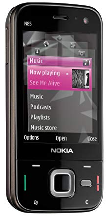 Nokia N85 Unlocked Phone with 5 MP Camera, 3G, GPS, MP3/Video Player, and MicroSD Slot--U.S. Version with Warranty (Black)