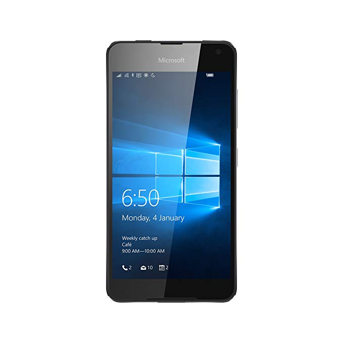 Microsoft Lumia 650 Single SIM 16GB Factory Unlocked 4G/LTE - International Version with No Warranty (Black)