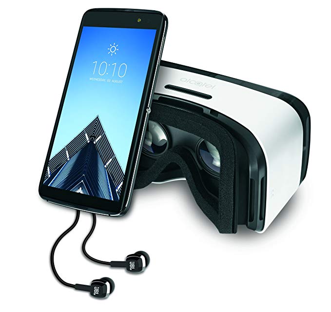 Alcatel IDOL 4S Unlocked 4G LTE Android Smartphone with VR Goggles and JBL Headset -32GB - (AT&T/T-Mobile)