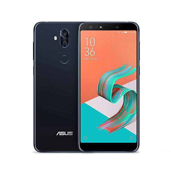 ASUS ZenFone 5Q (ZC600KL-S630-4G-64G-BK) - 6” FHD 2160x1080 display - Quad-camera - 4GB RAM - 64GB storage - LTE Unlocked Dual SIM Cell Phone - US Warranty - Black