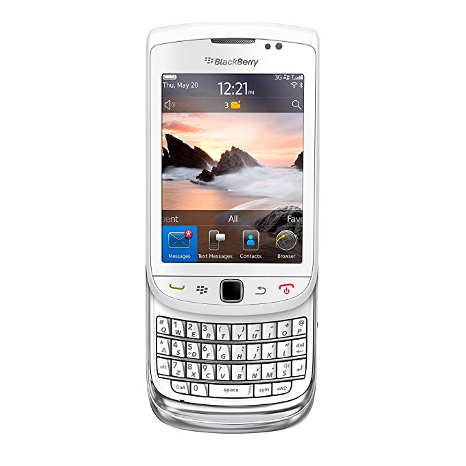 BlackBerry Torch 9810 Unlocked GSM Touchscreen Smartphone - White