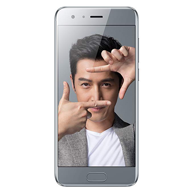 HUAWEI Honor 9 STF-AL10 5.15 inch Kirin 960 Dual 20 MP + 12 MP (6GB+64GB) Smartphone (Seagull Grey) - International Version, No Warranty in the US, No Google Play Installed