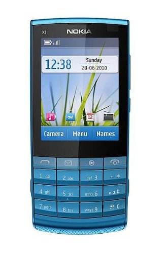 Nokia X3-02 Touch and Type Petrol Blue Unlocked Import