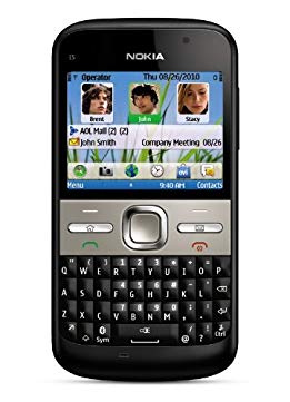 Nokia E5-00 Unlocked GSM Phone with Easy E-mail Setup, IM, QWERTY, 5 MP Camera, Ovi Store with Apps, and Free Ovi Maps Navigation (Black)