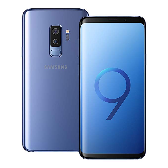 Samsung Galaxy S9 Plus (SM-G965F/DS) 6GB/256GB 6.2-inches LTE Dual SIM Factory Unlocked - International Stock No Warranty (Coral Blue)