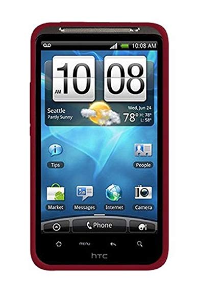 HTC A9192 Inspire 4G Unlocked Phone with Touch Screen, 8 MP Camera, Wi-Fi and GPS - US Warranty - Red