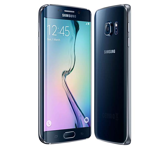 Samsung Galaxy S6 Edge G925F 32GB Unlocked Phone - Retail Packaging - Black Sapphire