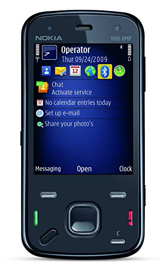 Nokia N86 Unlocked Phone with 8 MP Camera, Auto Focus, Flash and Carl Zeiss Optics--U.S. Version with Warranty (Indigo)