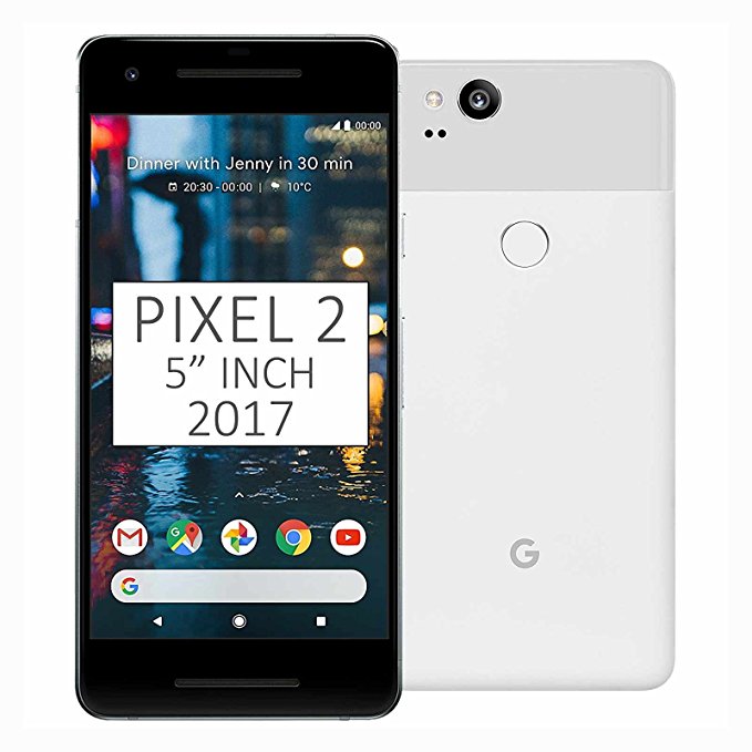 Google Pixel 2 64GB - Clearly White, Google Unlocked Version