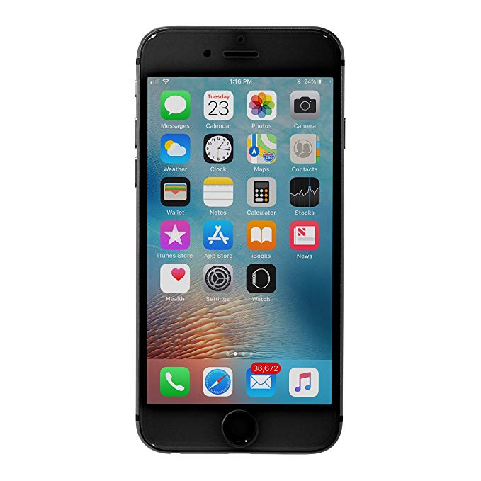 Apple iPhone 6, Fully Unlocked, 64GB - Space Gray (Refurbished)