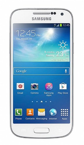 Samsung Galaxy S4 Mini GT-I9192 Factory Unlocked Cellphone, 8GB, White