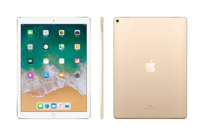 Apple iPad Pro 12.9-inch 64GB MQEF2LL/A (2nd Generation, Wi-Fi + Cellular, Gold) Mid 2017