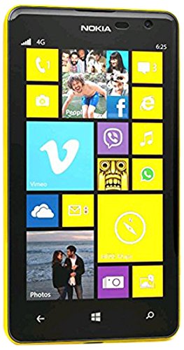 Nokia Lumia 625 Windows Phone 8GB - Unlocked - Retail Packaging - (Yellow)