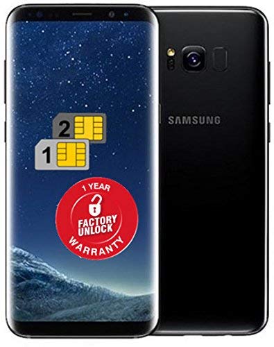 Samsung Galaxy S8+ Plus SM-G955FD 64GB Dual Sim Unlocked Phone -US/Latin America Version (Midnight Black) 1 YEAR WARRANTY