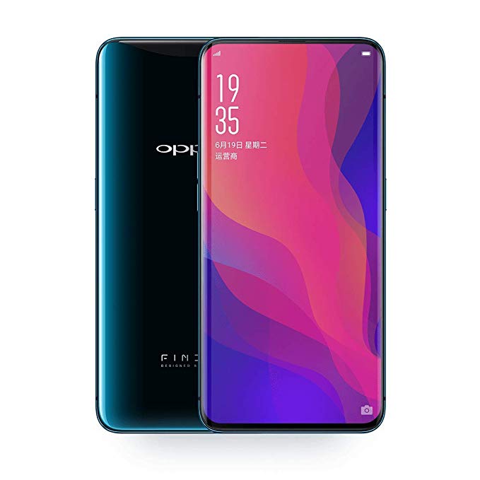 Original OPPO Find X FindX 128GB 8GB Smartphone Dual SIM 6.42'' Full Screen Octa Core LTE Dual 16 MP+20 MP Camera 3730 mAh Support Google By-（REAL STAR TECHNOLOGY）(Glacier Blue 8G 128GB)