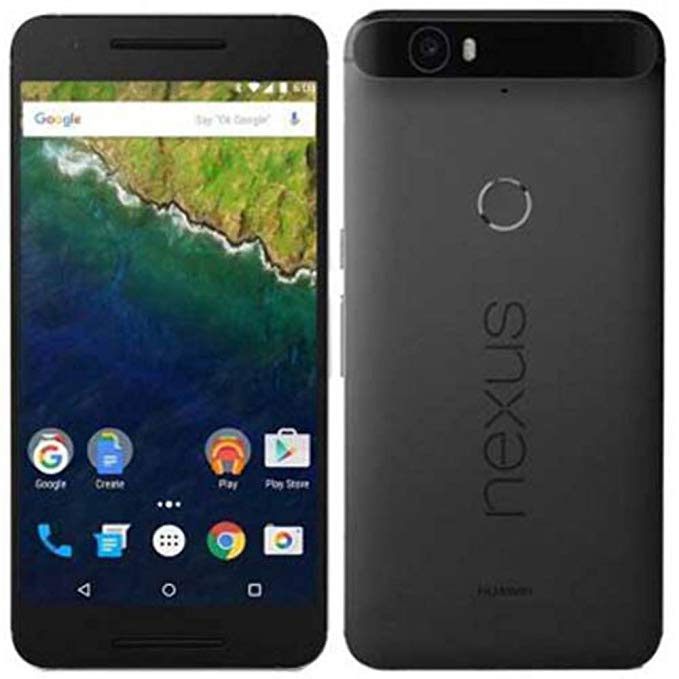 Huawei Google Nexus 6P 64GB 5.7-Inch Reversible USB Type-C 4G LTE Factory Unlocked (GRAPHITE) - International Stock No Warranty