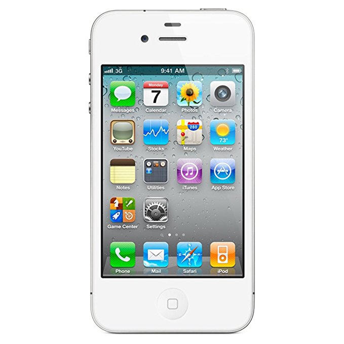 Apple iPhone 4S Unlocked Cellphone, 16GB, White