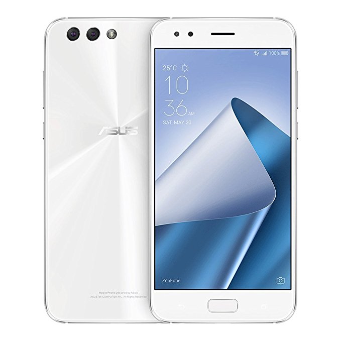 ASUS ZenFone 4 (ZE554KL) 6GB / 64GB 5.5-inches Dual SIM Factory Unlocked - International Stock No Warranty (Moonlight White)