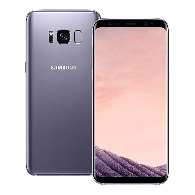 Samsung Galaxy S8 SM-G950FD 4GB RAM / 64GB ROM 5.8-Inch 12MP 4G LTE Dual SIM FACTORY UNLOCKED - International Stock No Warranty (ORCHID GRAY)