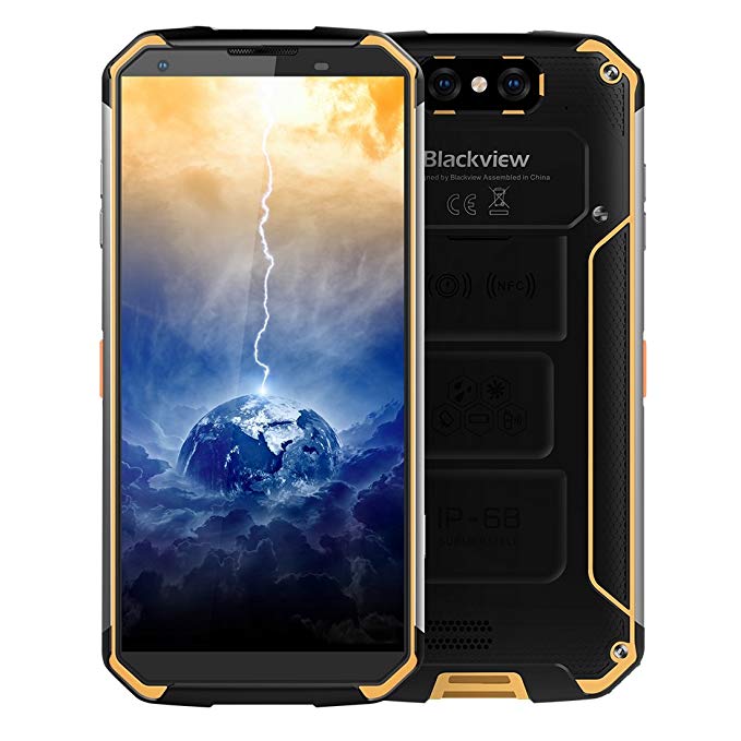 Blackview BV9500 4GB+64GB 10000mAh Battery 5.7 inch Android 8.1 Helio P23 (MTK6763) Octa Core up to 2.5GHz GSM & WCDMA & FDD-LTE (Yellow)