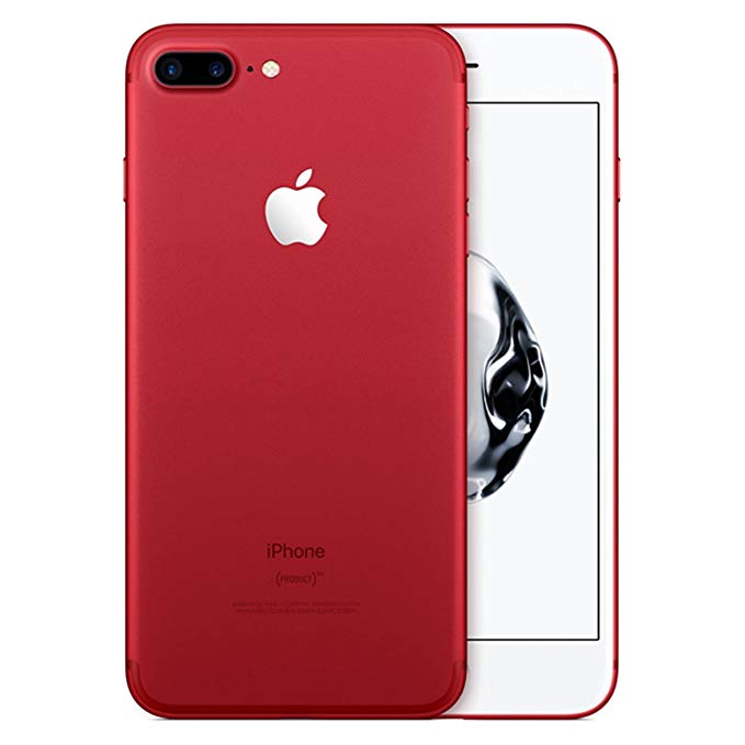 Apple iPhone 7 Plus, GSM Unlocked, 256GB - Red (Refurbished)